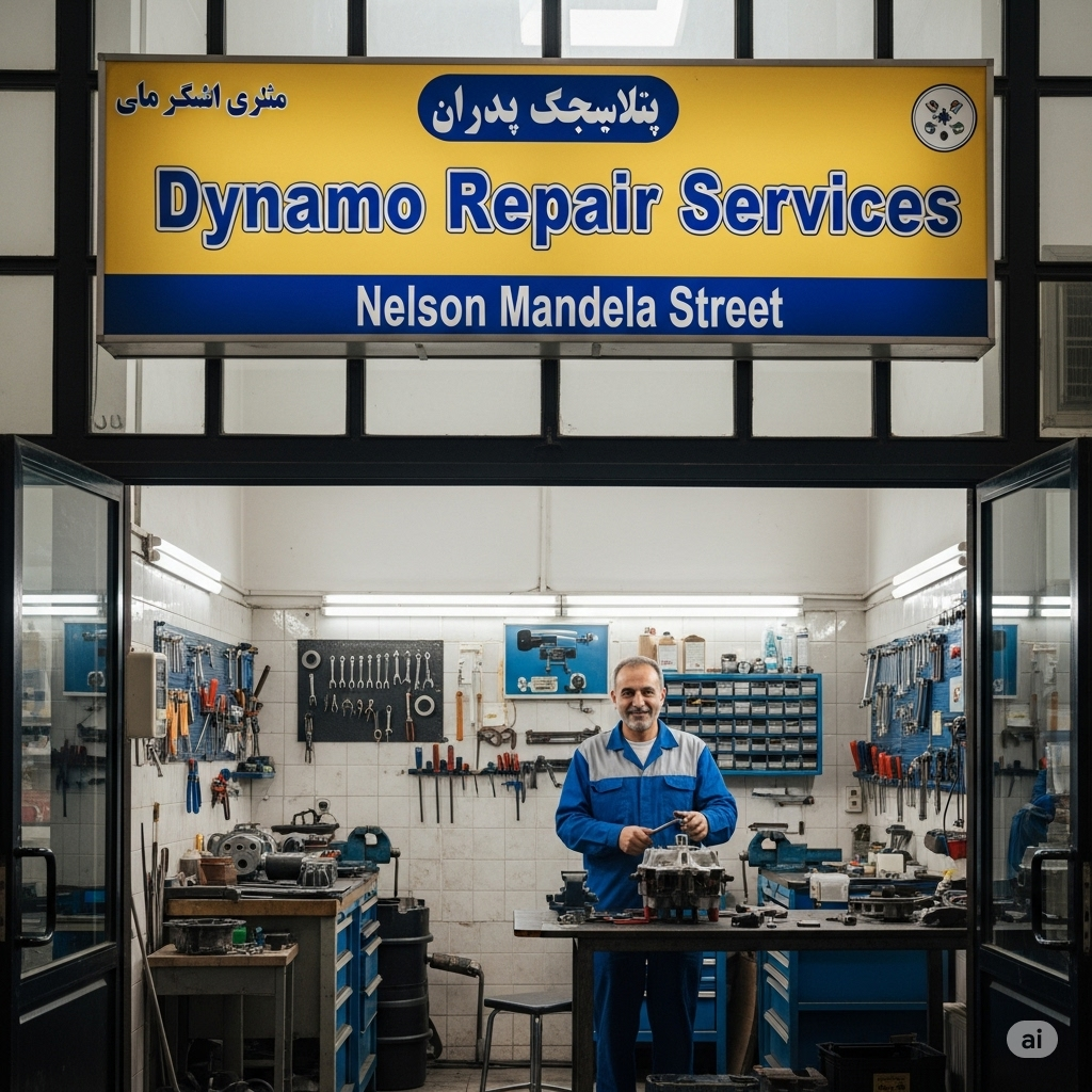 الو دینام خدمات فوری تعمیر دینام در تهران نلسون ماندلا